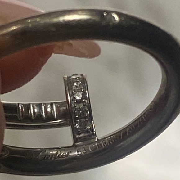 Cartier Juste Un Clou white gold / diamond ring - Picture 9 of 9